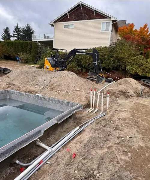 Outdoors Landscape Project in Gig Harbor 